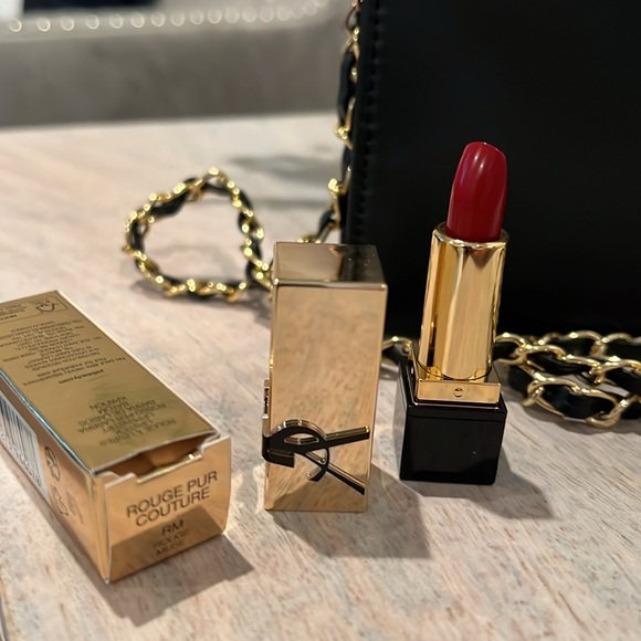 🆕YSL Black Shoulder Clutch + NEW YSL Satin lipstick 💄 RM - Picture 5 of 16